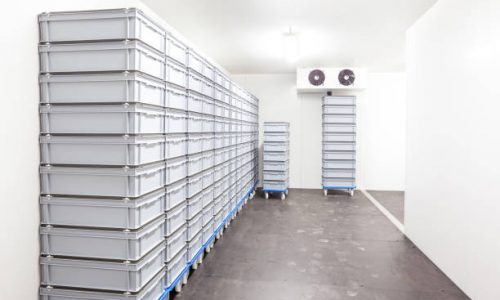 an industrial room refrigerator with two fansan industrial room refrigerator with two fans